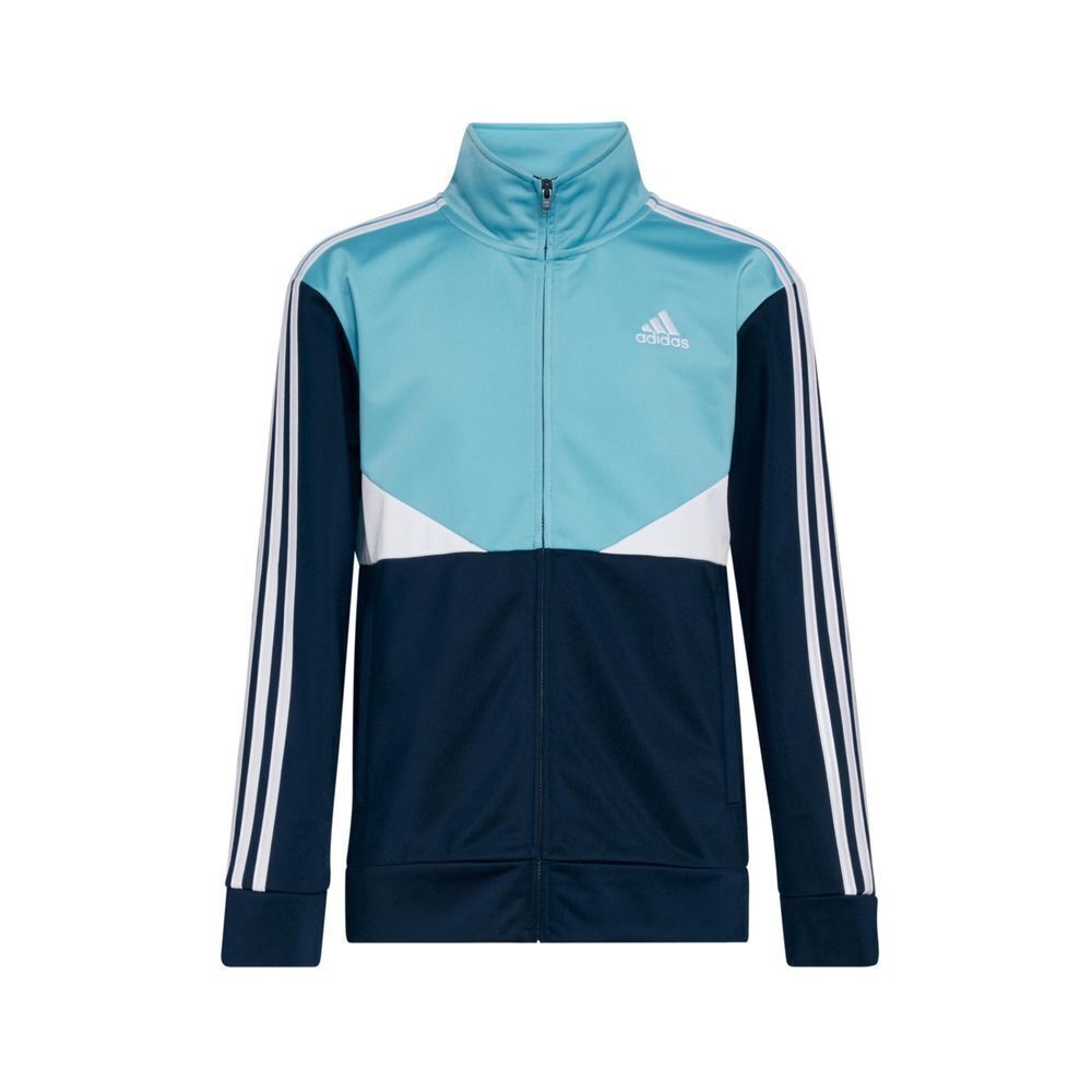 Adidas Boys Light Blue and Navy Tricot‎ Jacket Size S (8)